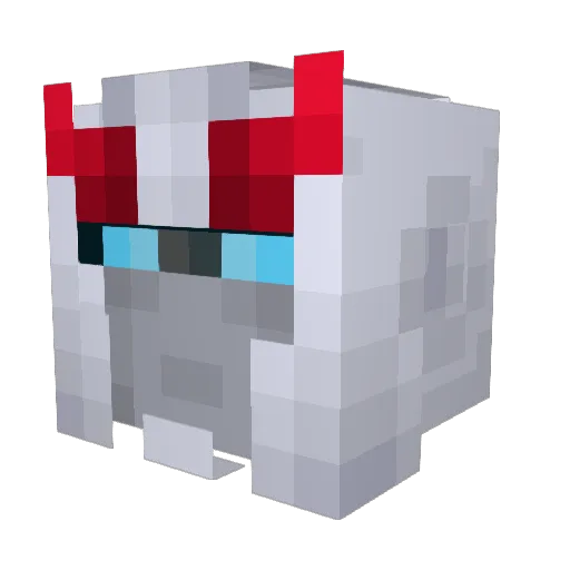 Pneuma65 Minecraft avatar head, 3D render