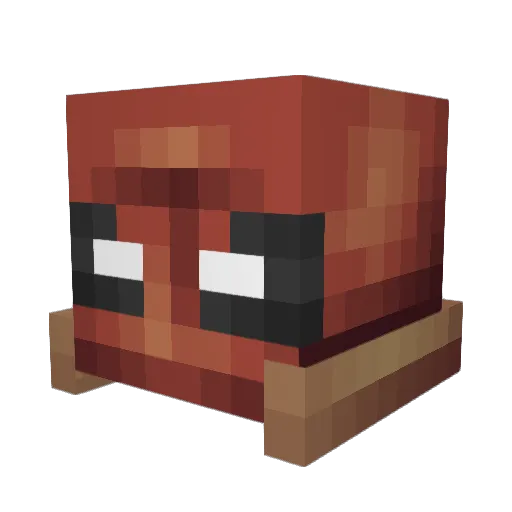 PneumonicPlague Minecraft avatar head, 3D render