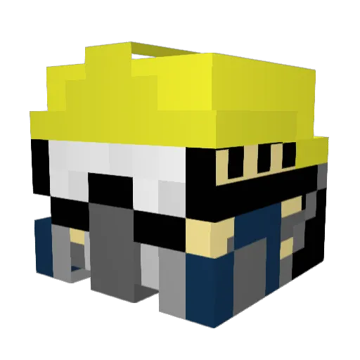 PneumonoUltra10a Minecraft avatar head, 3D render
