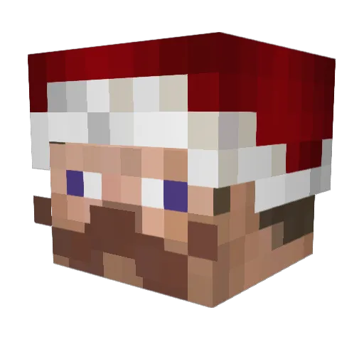 PnoRz_TH Minecraft avatar head, 3D render