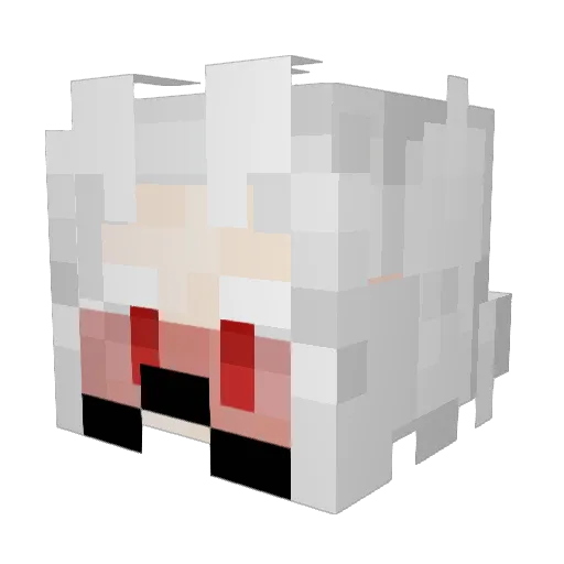Pnut_flY Minecraft avatar head, 3D render