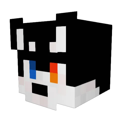 PoSiTiVe_Gamer Minecraft avatar head, 3D render