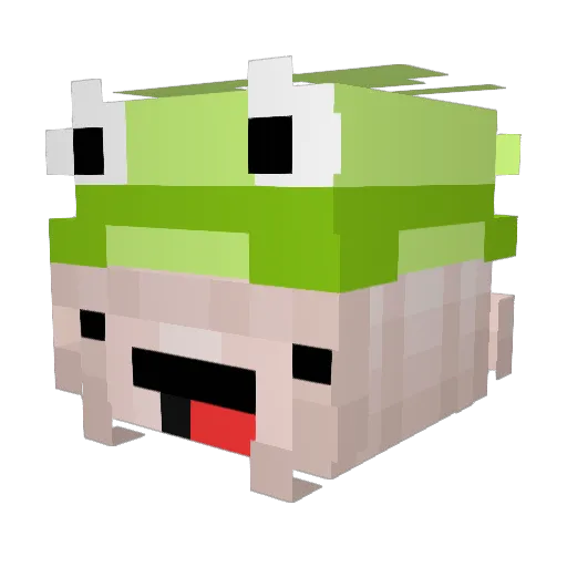 PoTatoDriP_ Minecraft avatar head, 3D render