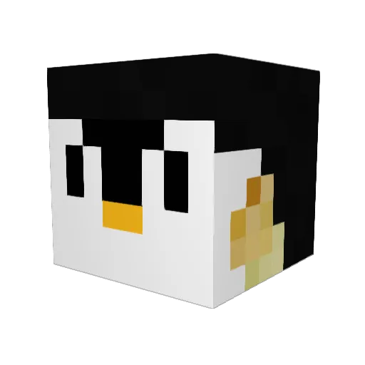 PobloThePro Minecraft avatar head, 3D render