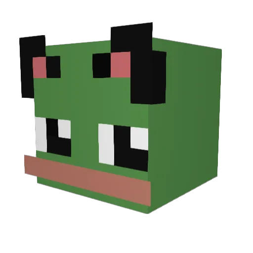 Pocholo15Z Minecraft avatar head, 3D render