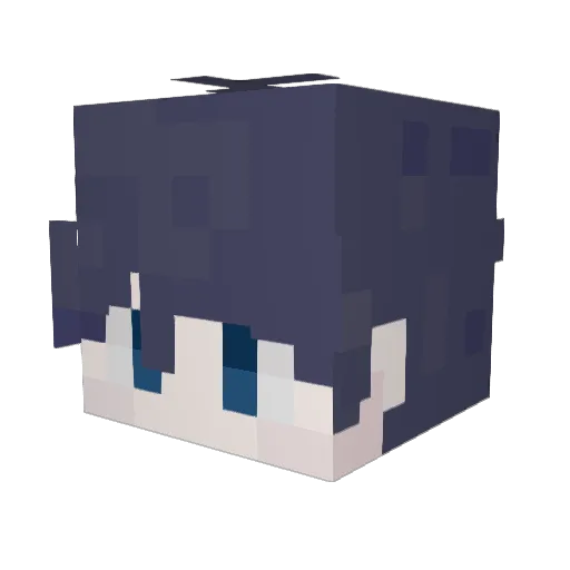 PockDavid1003 Minecraft avatar head, 3D render
