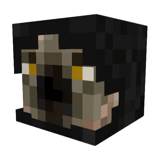 PocketMagics Minecraft avatar head, 3D render