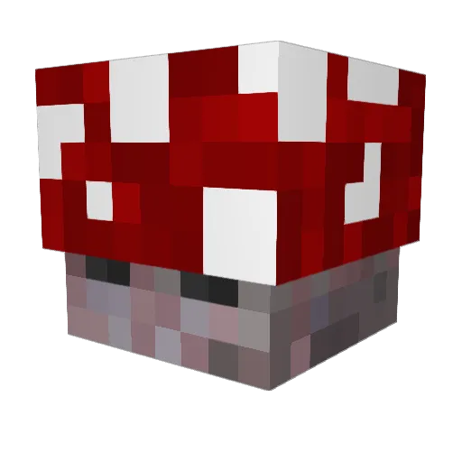 PocketMelon Minecraft avatar head, 3D render