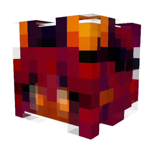 Pocket_Phoenix Minecraft avatar head, 3D render