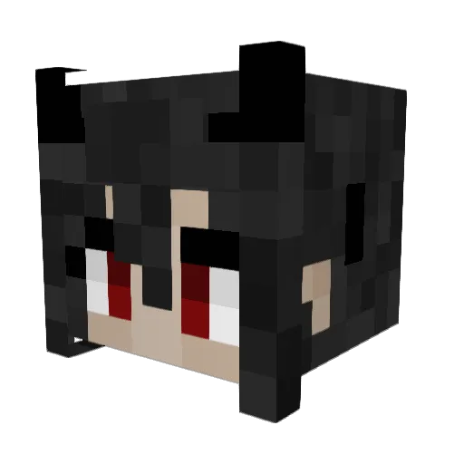 PockyYT Minecraft avatar head, 3D render