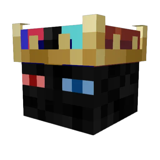 PodaWise Minecraft avatar head, 3D render