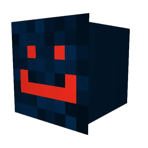 PodcastMaster Minecraft avatar head, 3D render