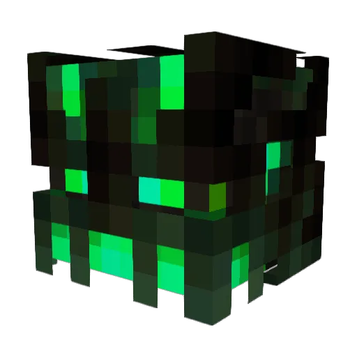 Podelboy Minecraft avatar head, 3D render
