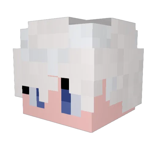 Podo2006 Minecraft avatar head, 3D render
