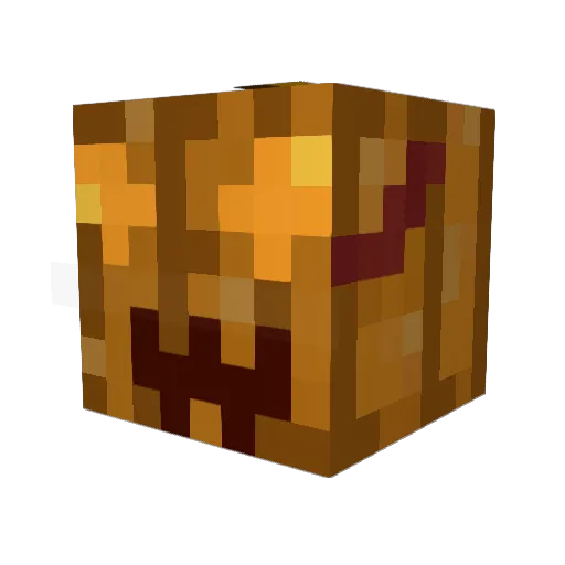 PodoJdyn Minecraft avatar head, 3D render