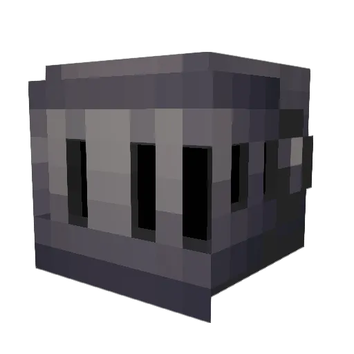 Podop Minecraft avatar head, 3D render