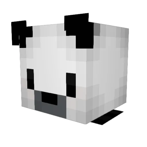 Poeloe Minecraft avatar head, 3D render