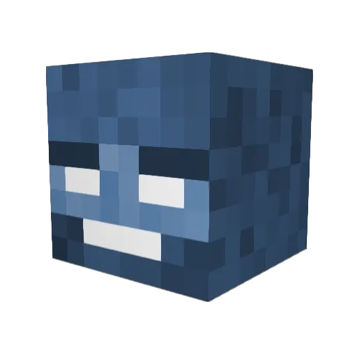 Poesjemauw Minecraft avatar head, 3D render