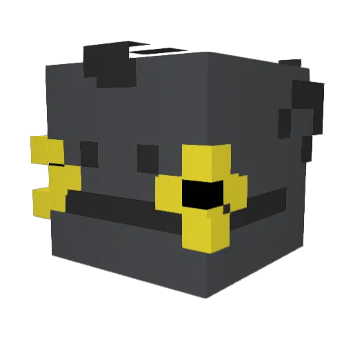 Poffy_Boi Minecraft avatar head, 3D render