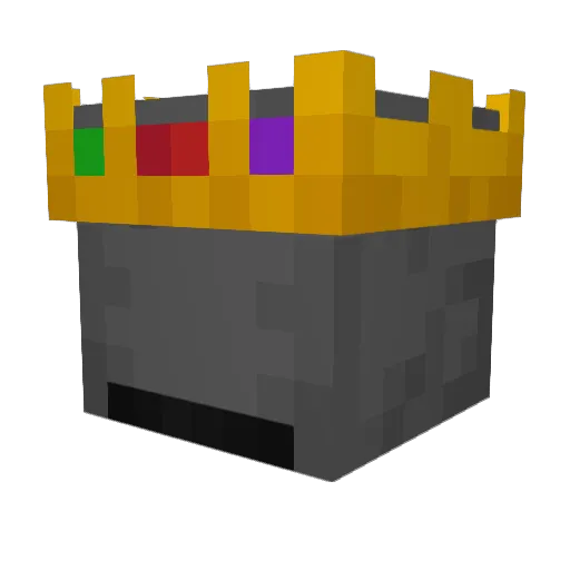 PogChamp38101 Minecraft avatar head, 3D render