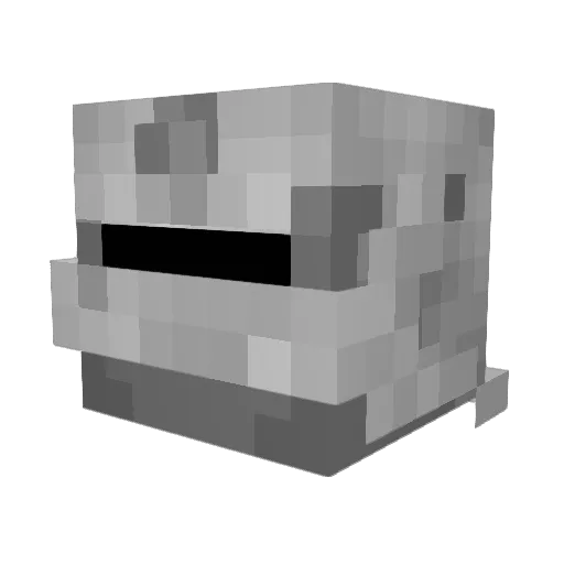 PogCheese45 Minecraft avatar head, 3D render