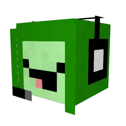 PogDuckZ Minecraft avatar head, 3D render