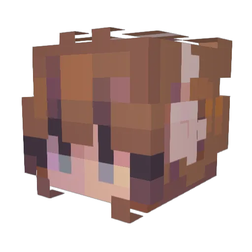 PogEgg Minecraft avatar head, 3D render
