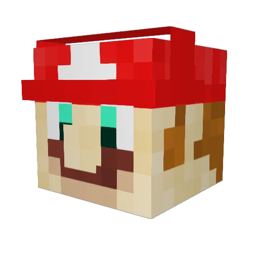 PogJay Minecraft avatar head, 3D render