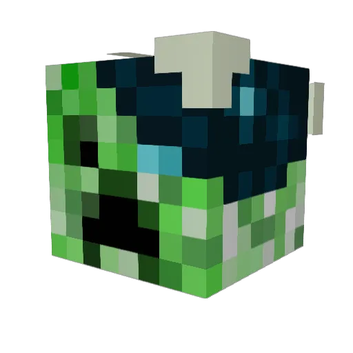 PogMolly Minecraft avatar head, 3D render