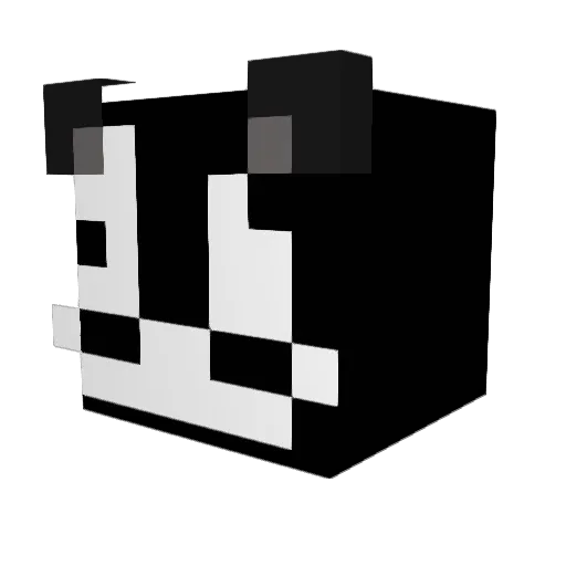 PoggZMaxxingZ Minecraft avatar head, 3D render