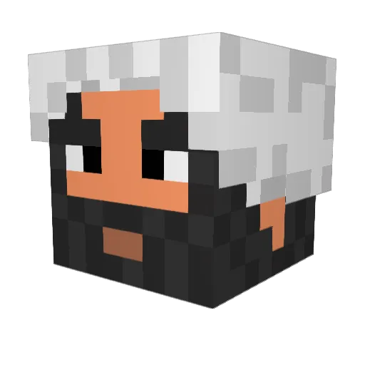 Pogi7211 Minecraft avatar head, 3D render