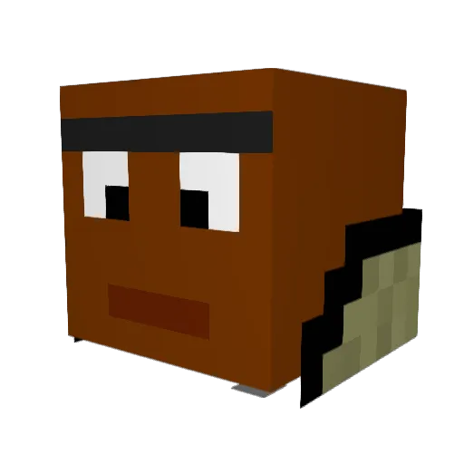 Pogromca_Blysk Minecraft avatar head, 3D render