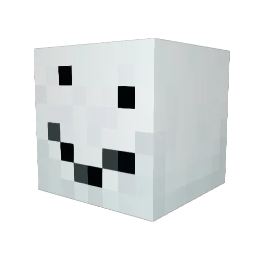 Pohjanmaa Minecraft avatar head, 3D render