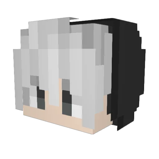 Pohsien324 Minecraft avatar head, 3D render