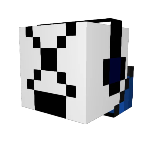 PointVault Minecraft avatar head, 3D render