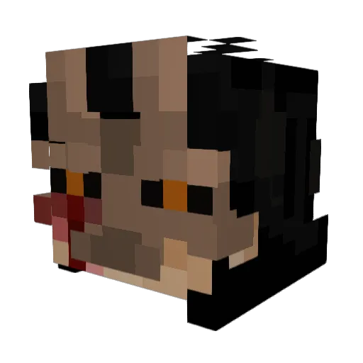 Pointer4181 Minecraft avatar head, 3D render