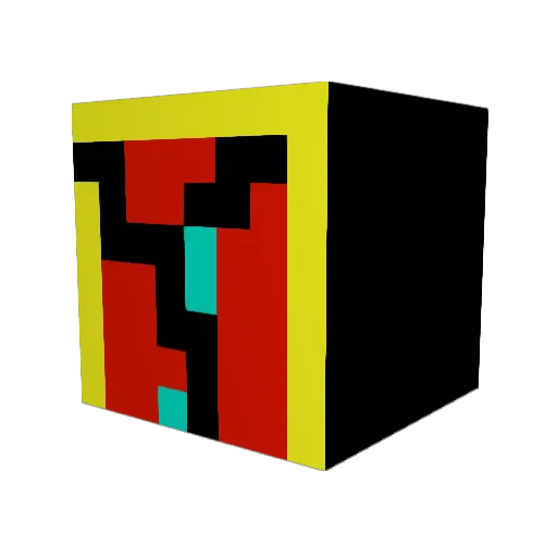 PointlessCraft09 Minecraft avatar head, 3D render