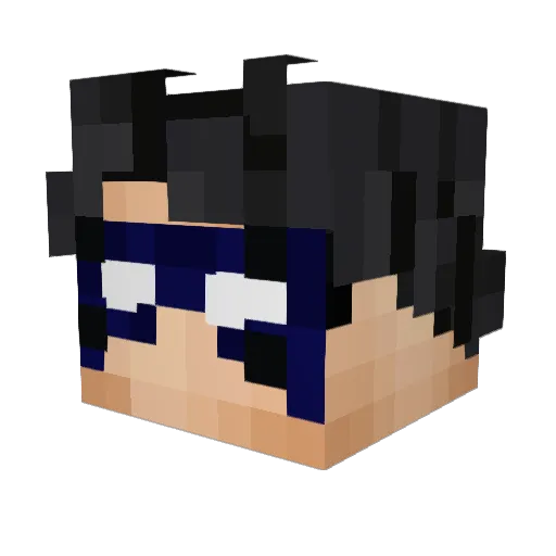 PointySZN Minecraft avatar head, 3D render