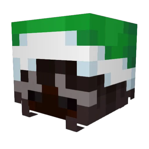 PoisonArk Minecraft avatar head, 3D render