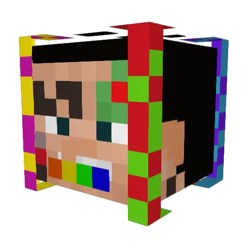 PoisonOak101112 Minecraft avatar head, 3D render
