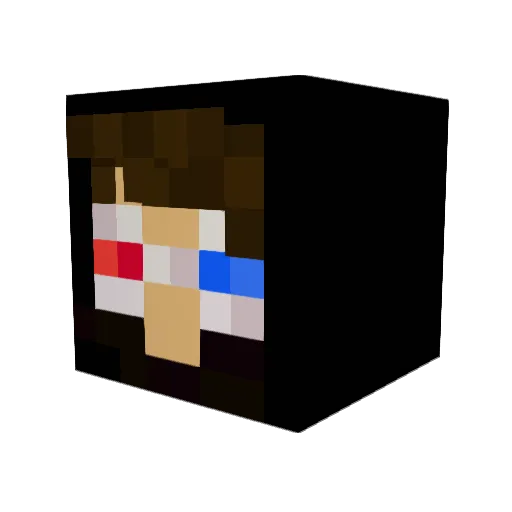 Poison_135 Minecraft avatar head, 3D render