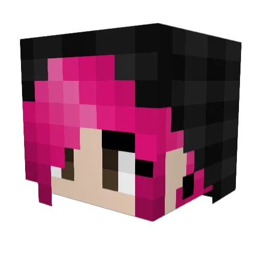 Poison_ivy1997 Minecraft avatar head, 3D render