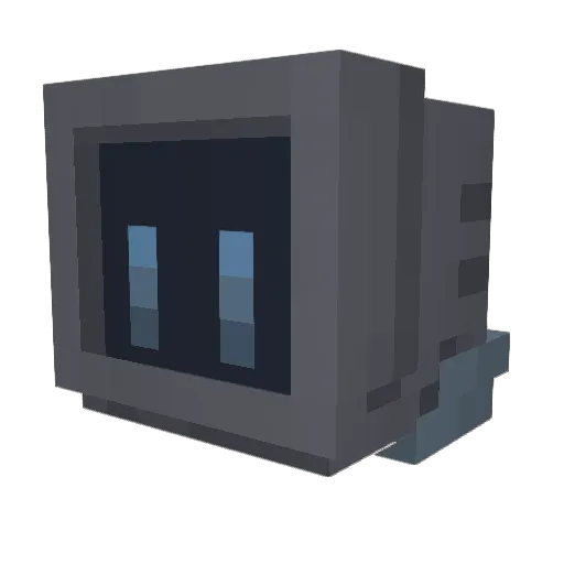 PoisonedTurkey Minecraft avatar head, 3D render