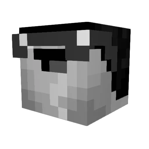 Poiuto4035 Minecraft avatar head, 3D render