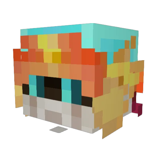 Poiyraz Minecraft avatar head, 3D render
