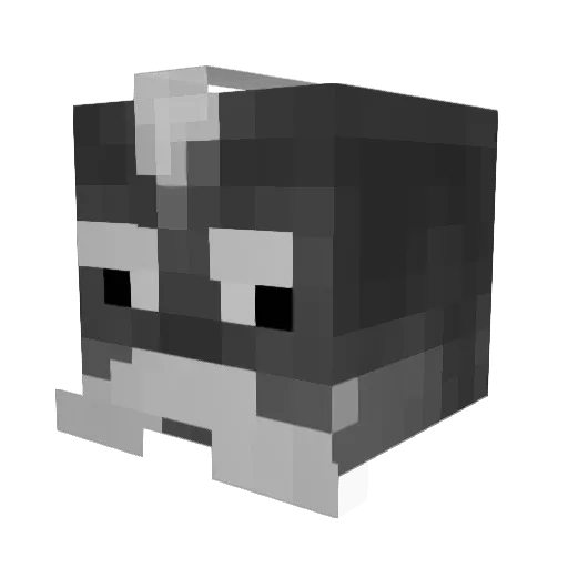 PojeloiyDed Minecraft avatar head, 3D render