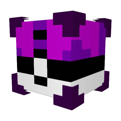 Pok3master Minecraft avatar head, 3D render