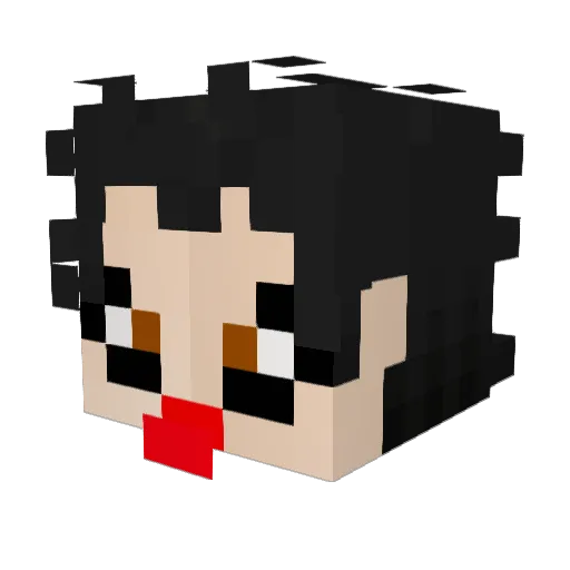PokGar Minecraft avatar head, 3D render