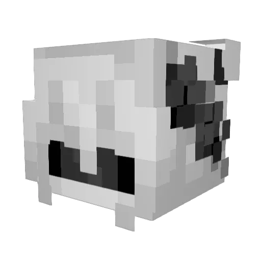 Pokebattler Minecraft avatar head, 3D render
