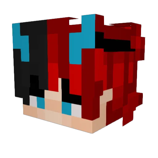 Pokemaster939 Minecraft avatar head, 3D render